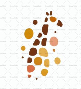 Abstrakte Giraffenflecken